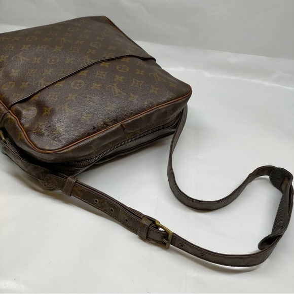 AUTHENTIC Louis Vuitton LV Shoulder Bag M40264 Marceau Brown Monogram Bag - Picture 9 of 12